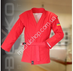 Куртка красная Boyko Sport Sambo 20050006. Магазин Muskulshop