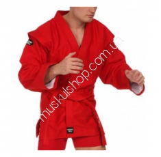 Куртка красная Green Hill Самбо Junior SC-2001 150. Магазин Muskulshop