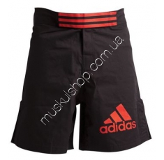 Шорты Adidas Boxing Short ADICSS43 M черно-красные. Магазин Muskulshop