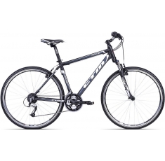 Велосипед СТМ Tranz 1.0 matt black grey. Магазин Muskulshop