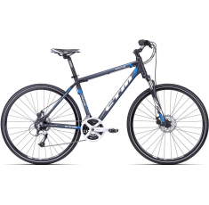 Велосипед СТМ Tranz 2.0 matt black blue. Магазин Muskulshop